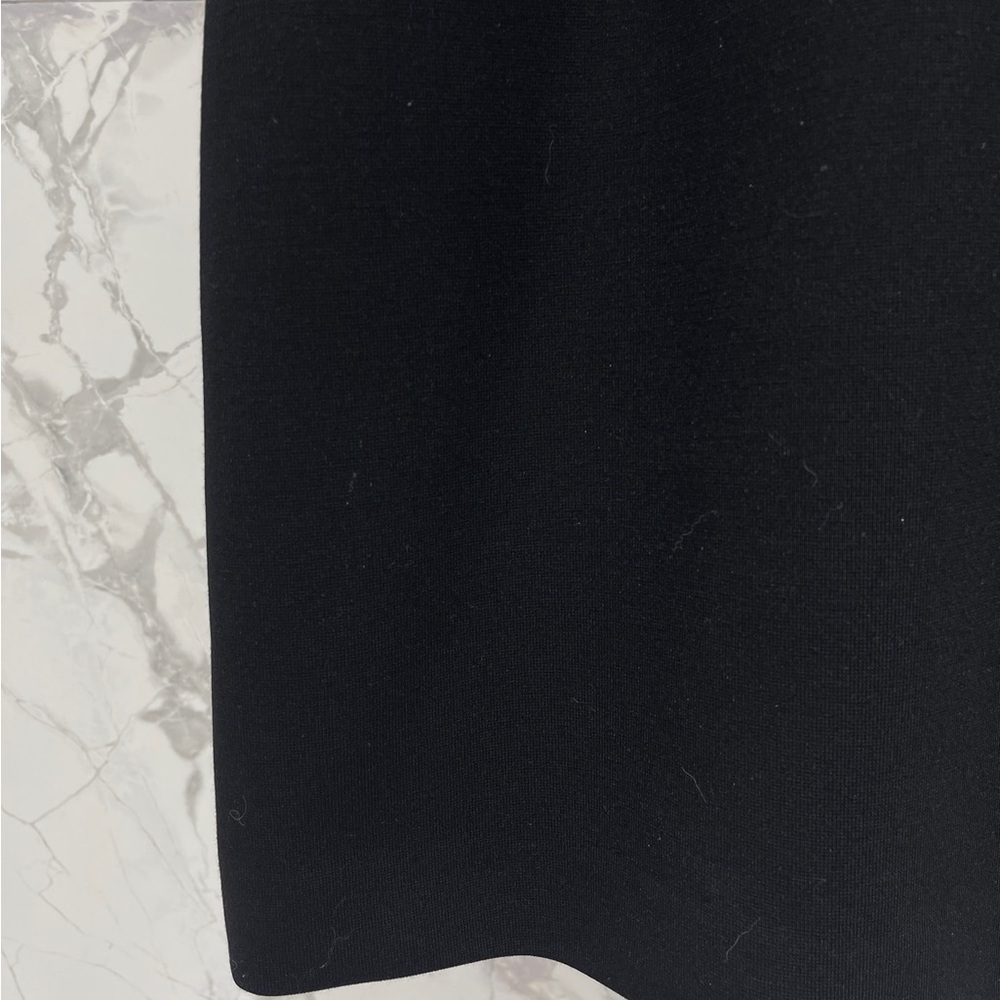 Saint Laurent Black Strapless Feather-Trim Sheath Dress - Picture 6 of 9